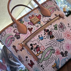 Dooney & Bourke Disney Park World Tote - Colorful Print D